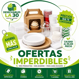 Ofertas en Repostería, Empaques y Desechables