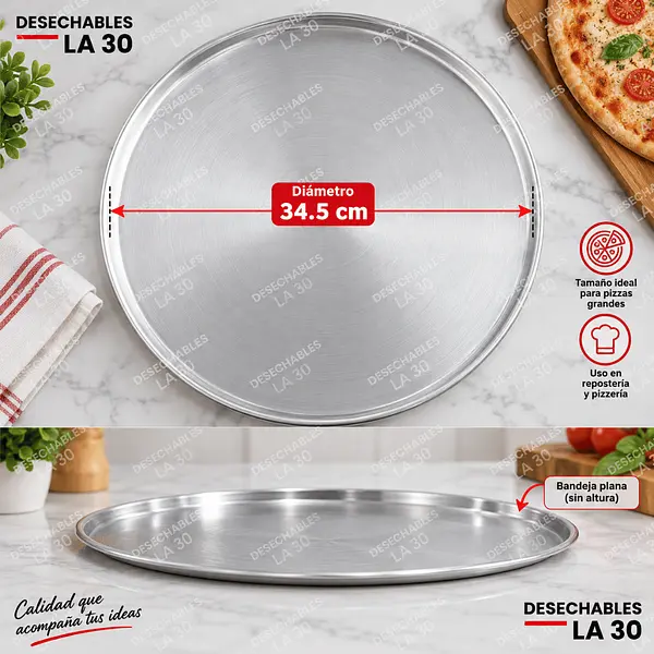 Bandeja Pizza 34,5 cm