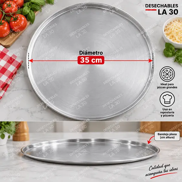 Bandeja Pizza 35 cm