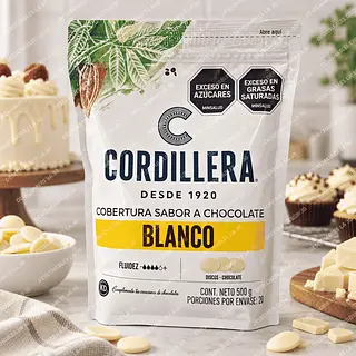 Cobertura Sabor A Chocolate Blanco Cordillera 500 G