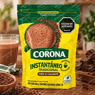 Chocolate Corona Instantáneo Tradicional 500 G